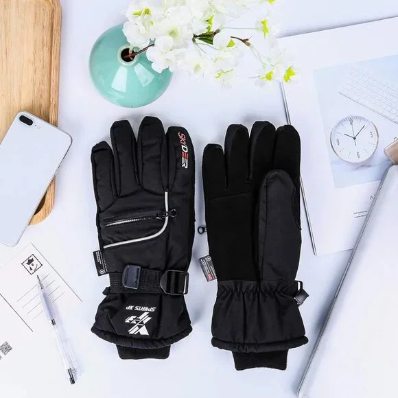 Leather Ski Gloves 100% Waterproof